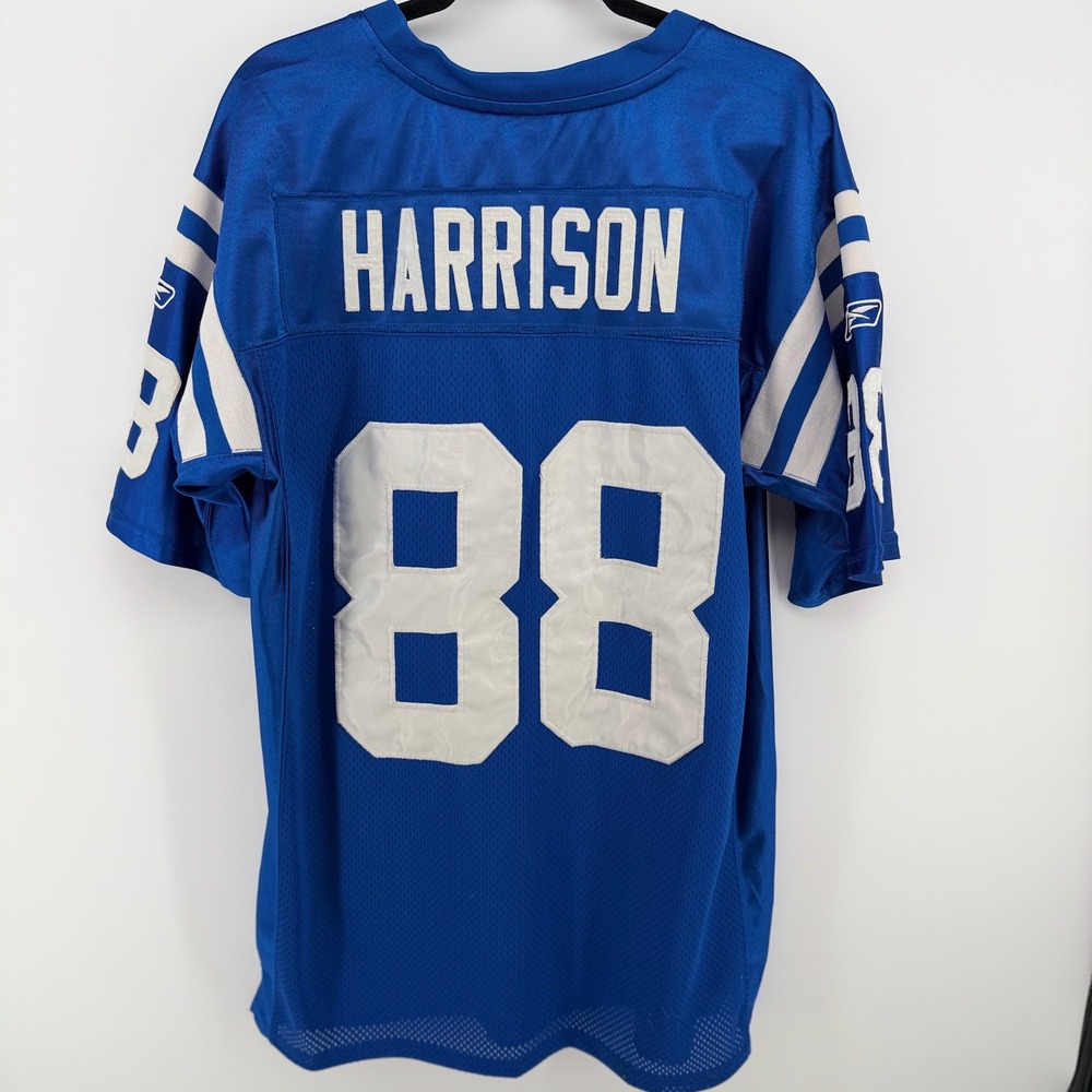 Reebok‎ Authentic Marvin Harrison #88 Indianapolis Colts NFL Equipment Jersey 50